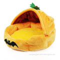 pumpkin shaped indoor dog house bed